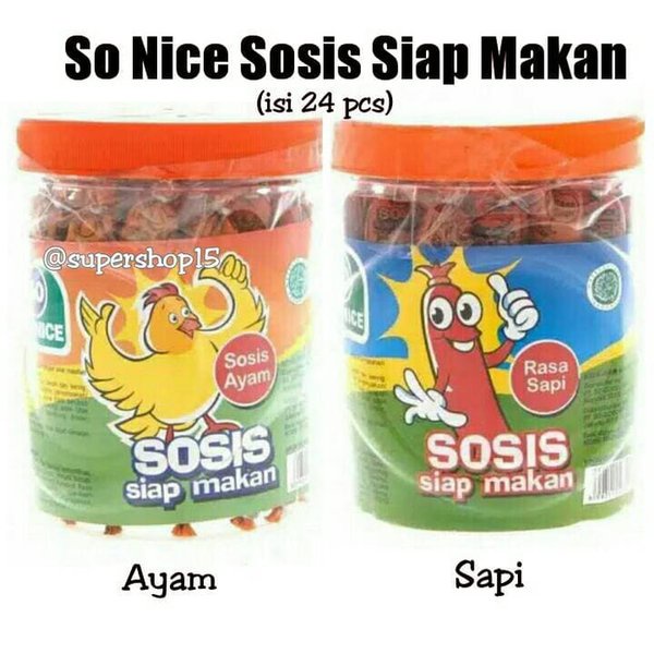 

So Nice ayam/Sapi 1 Toples isi 24 pcs