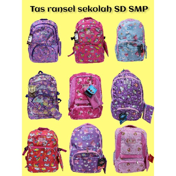 tas ransel sekolah wanita SD SMP terbaru 2022