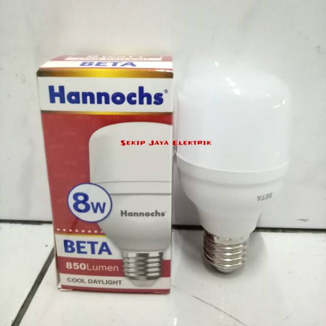 Bola Lampu Ledbulb Hannochs Beta 8 Watt Hemat Bergaransi