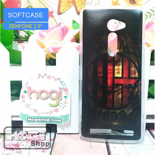 Zenfone 2 5inc - Softcase Custom Case Ac Milan