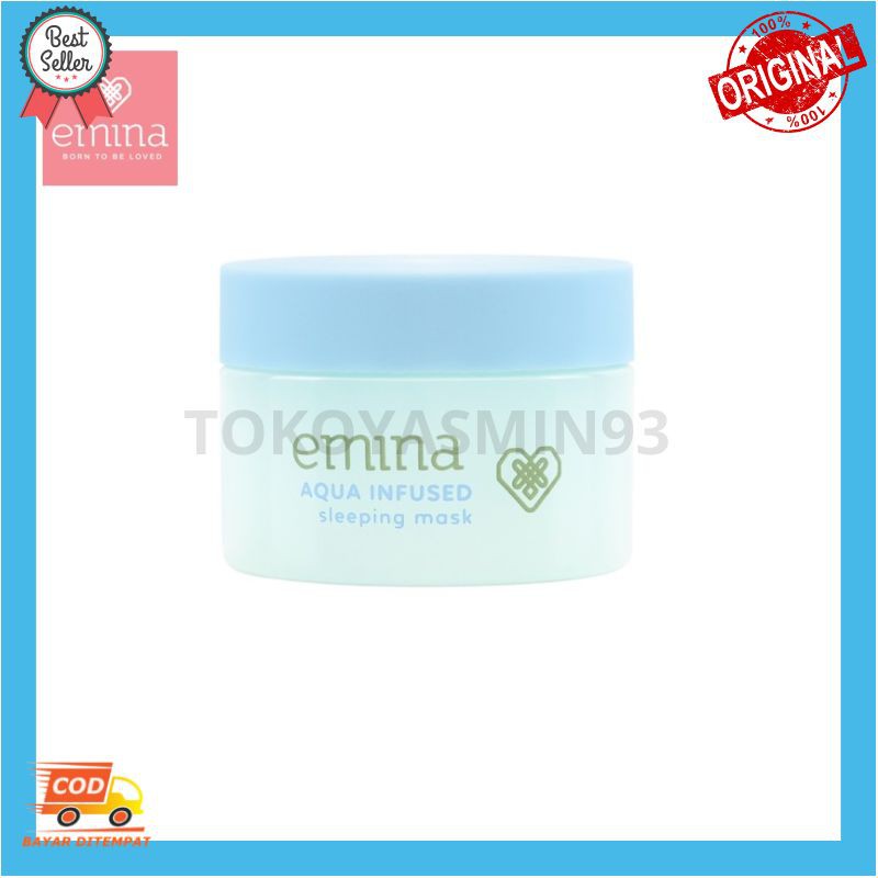 Emina Aqua Infused Sleeping Mask 30 gr Murah