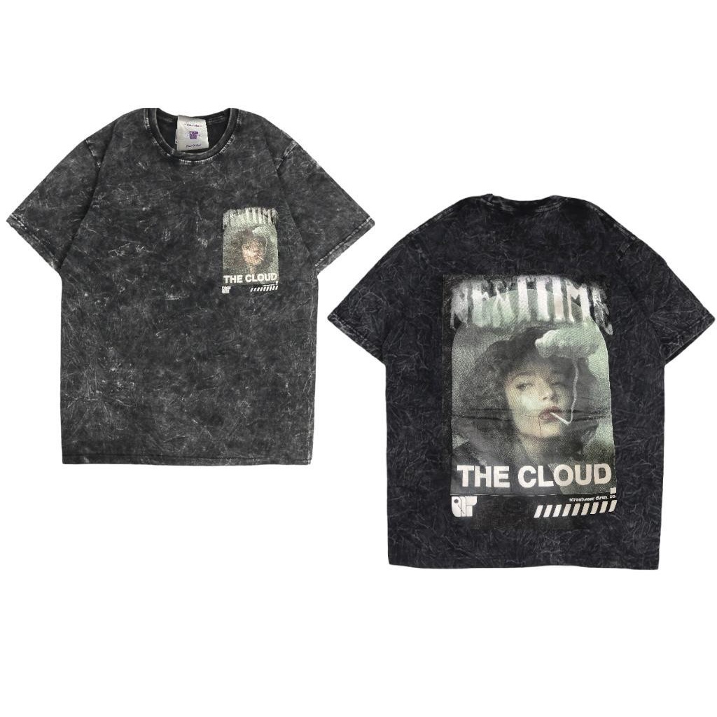 Kaos pria Washing Oversize/kaos Oversize Motif Washing bahan combed 24s/Kaos Oversize Pria/Kaos Over