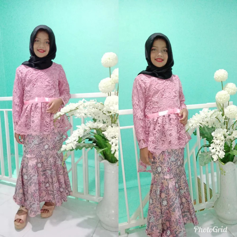 Setelan Kebaya Anak Brukat