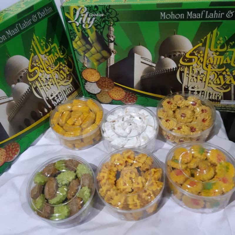 

kue kering isi 6 toples