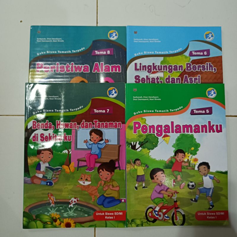 Jual Paket Buku Siswa Tematik Kelas I / 1 SD/MI - Arya Duta | Shopee ...