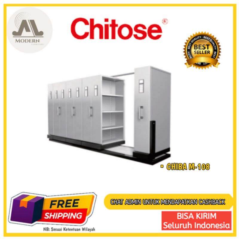 TERMURAH Lemari arsip  / Lemari serbaguna / kabinet terbaru Chitose Tipe CHIBA M 108