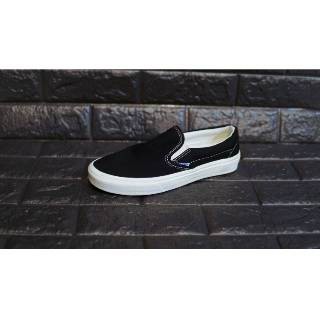 (BISA COD) SEPATU VANS SLIPON OG BLACK WHITE Vans Slip On Checkerboard Classic Sneakers