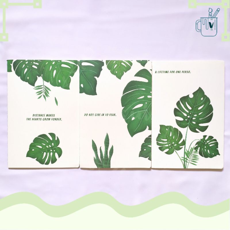 

Note Book | Notes | Buku Catatan | Buku Tulis A5 Cover Leaves | Daun