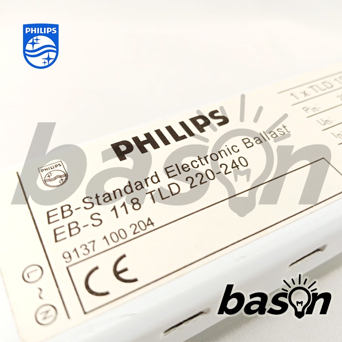 PHILIPS Electronic Ballast 118 untuk 1x TL-D 18W