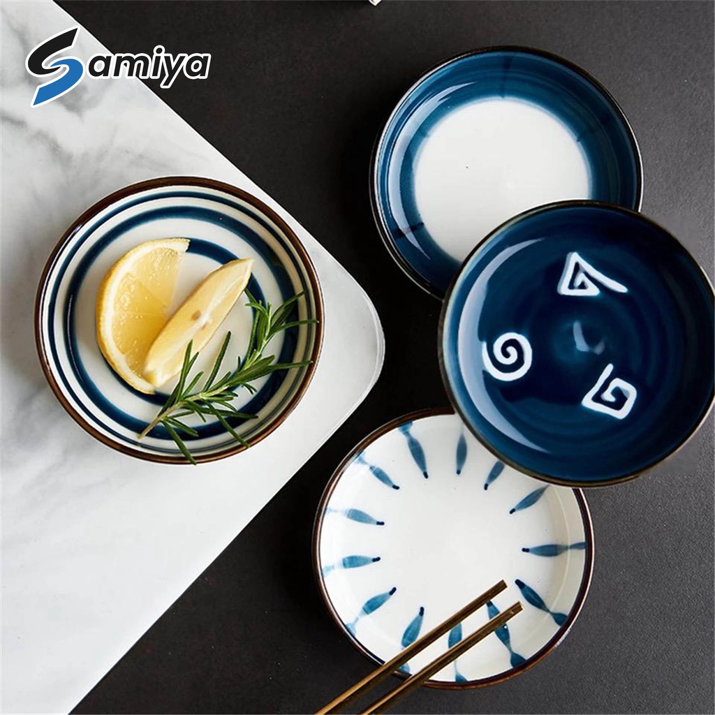 japanese saucer ceramic plate / piring kecil keramik buah snack cake kue sushi alas tatakan cangkir