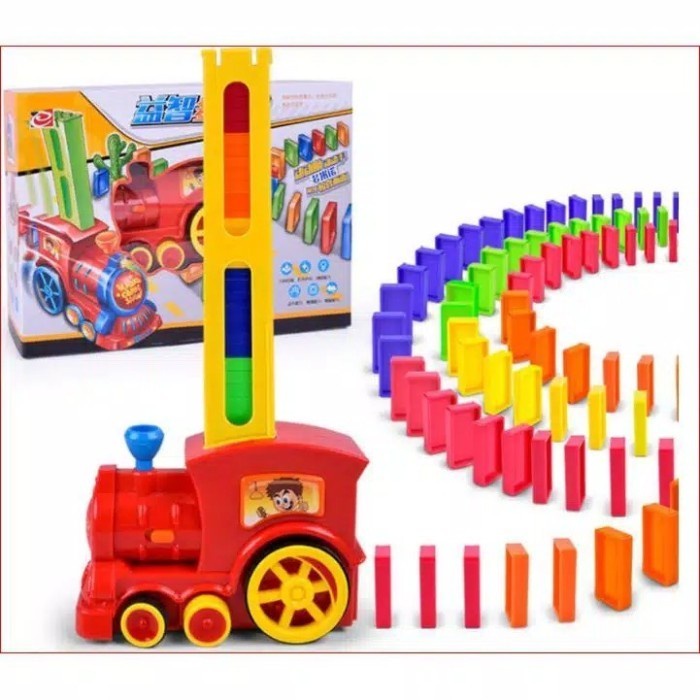 SKIKI91 - TERMURAH Smart Train Toys ORIGINAL / Mainan anak Kereta Domino