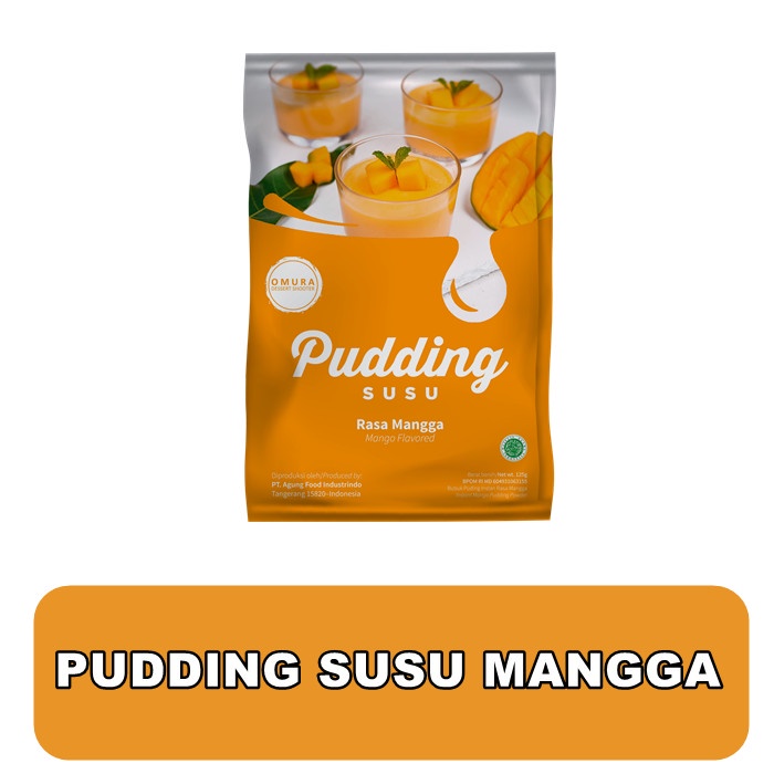 

agar-agar-puding-bahan- omura dessert shooter pudding susu rasa mangga -bahan-puding-agar-agar.