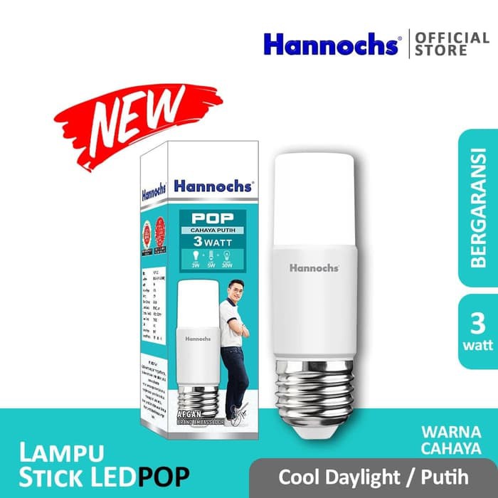Lampu LED Hannochs POP stick 3w 3 watt