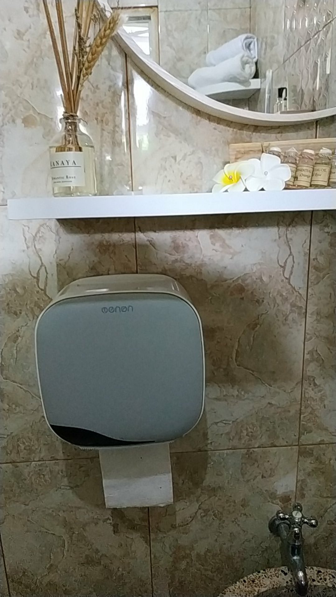 Oenen Kotak Tisu Gaya Nordic Model Tempel Dinding Anti Air Untuk Kamar Mandi/dapur