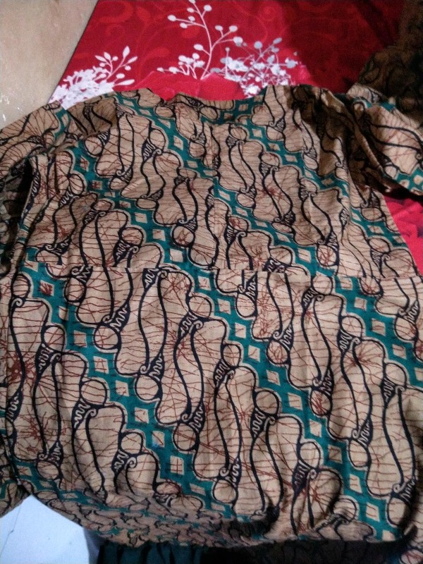 Termurah Bisa Couple / Meisya Style- Gamis Batik / Batik Rempel / Batik Couple