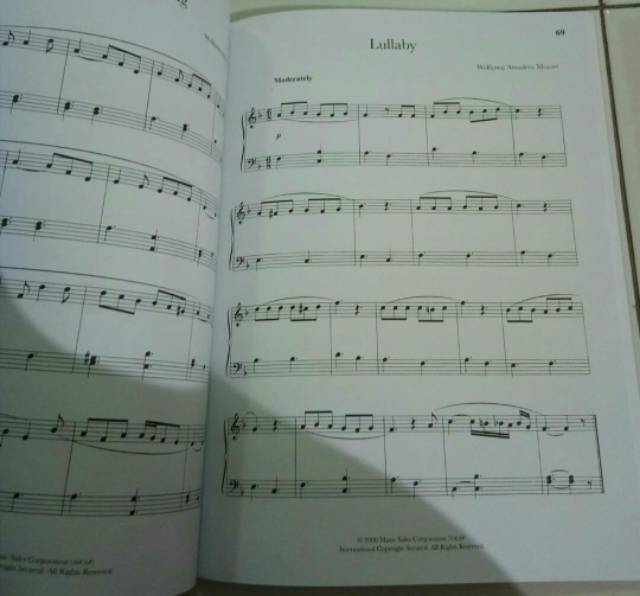 Piano pieces for young Children cover ungu buku piano tebal