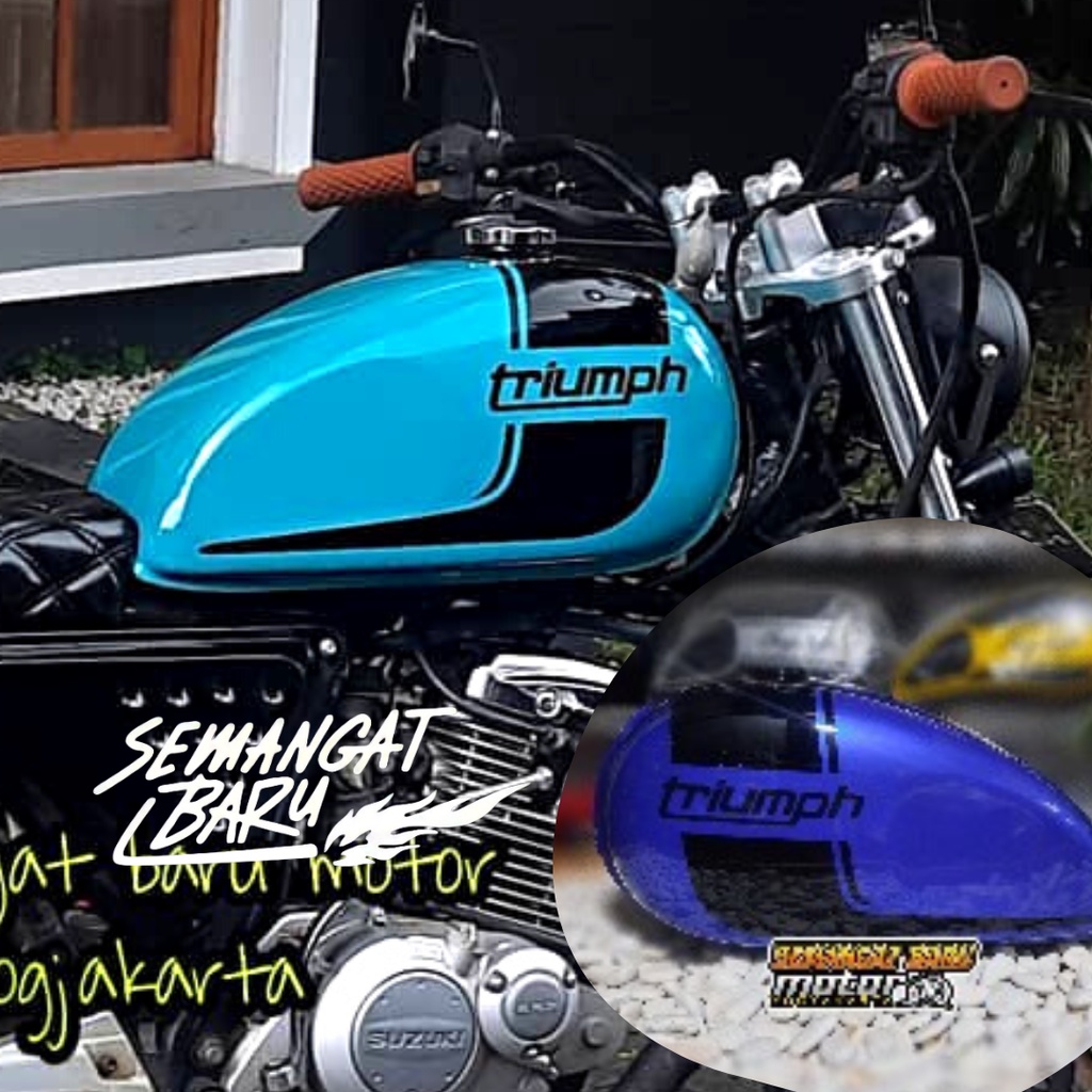 TANGKI JAPSTYLE TRIUMPH UNTUK MEGAPRO TIGER SCORPIO GL TANKI MEGAPRO/TANKI MEGAPRO PRIMUS/TANKI MEGA