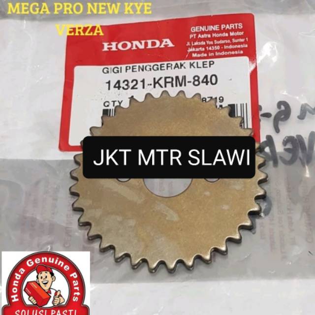 14321-KRM-840 gear keteng verza megapro monoshock ori honda ahm asli honda