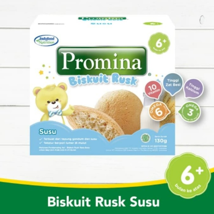 PROMINA Biskuit Rusk Biskuit Bayi 6m+ Baby Biscuit Biskuit Susu