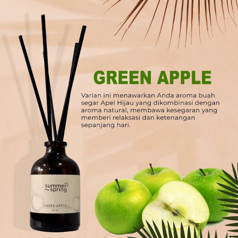 REED DIFFUSER SUMMERSPRING 40ML PENGHARUM RUANGAN