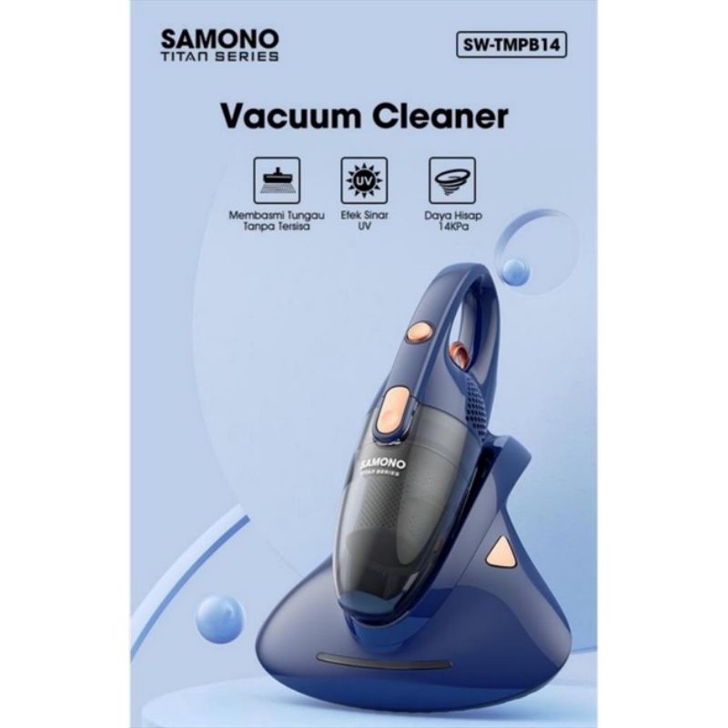 Samono SW-TMPB14 2 in 1 Mite Predator Vacuum Cleaner Debu dan Tungau Efek Sinar UV