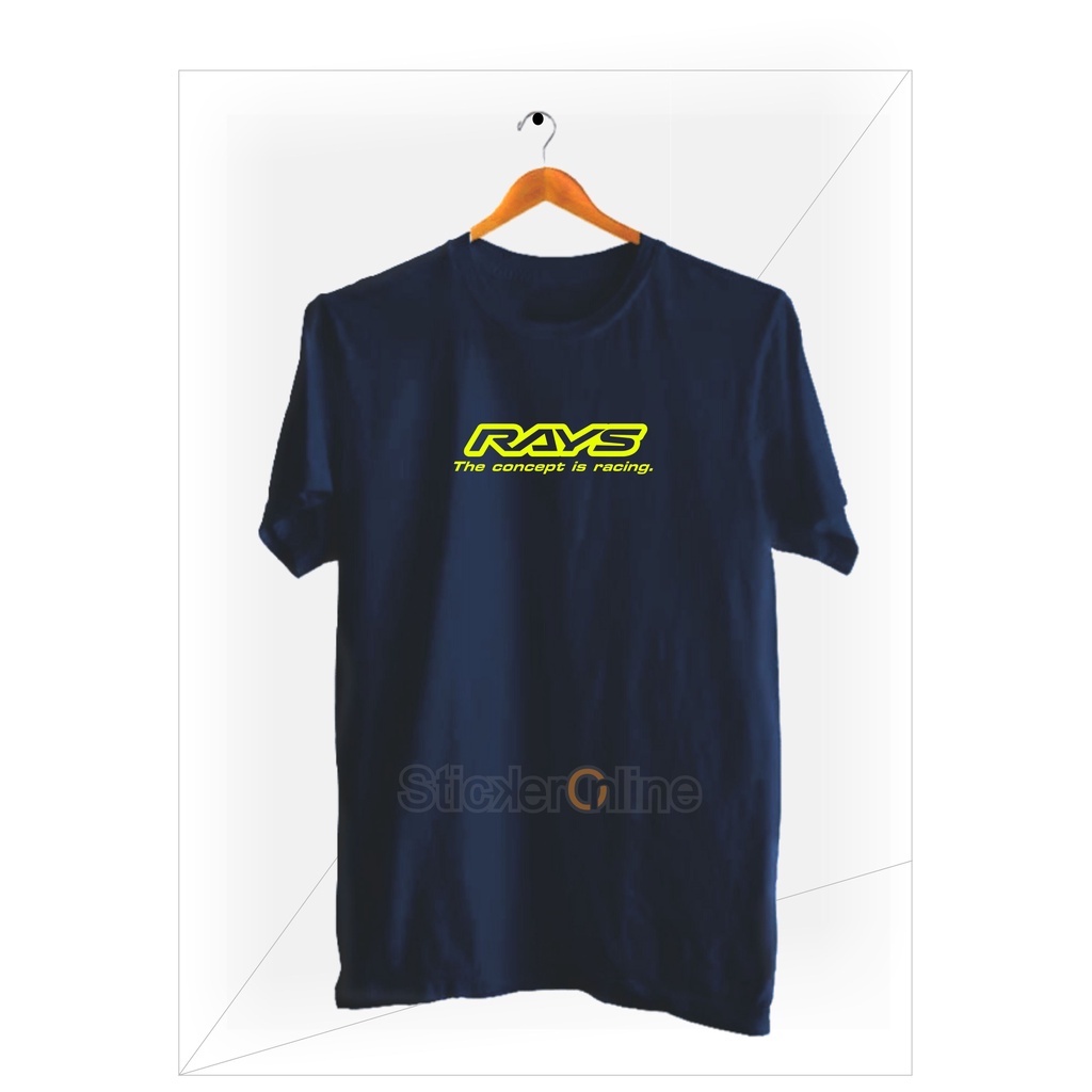 kaos racing mobil rays/kaos velk velg racing kaos santai racing murah