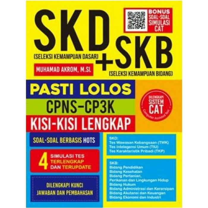 

DISKON HARGA Buku SKD + SKB Pasti Lolos CPNS-CP3K KPL423