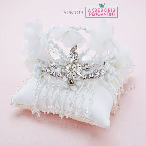 [STOCK TERBATAS] TIARA PENGANTIN BUNGA HEADPIECE WEDDING AKSESORIS RAMBUT APM013