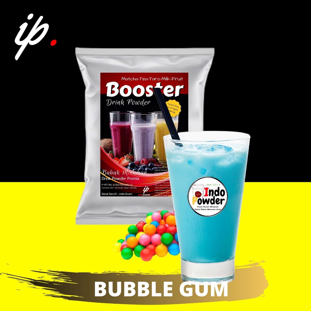 Jual Bubuk Minuman Bubble Gum 1Kg / Bubuk Minuman rasa Bubble Gum 1Kg