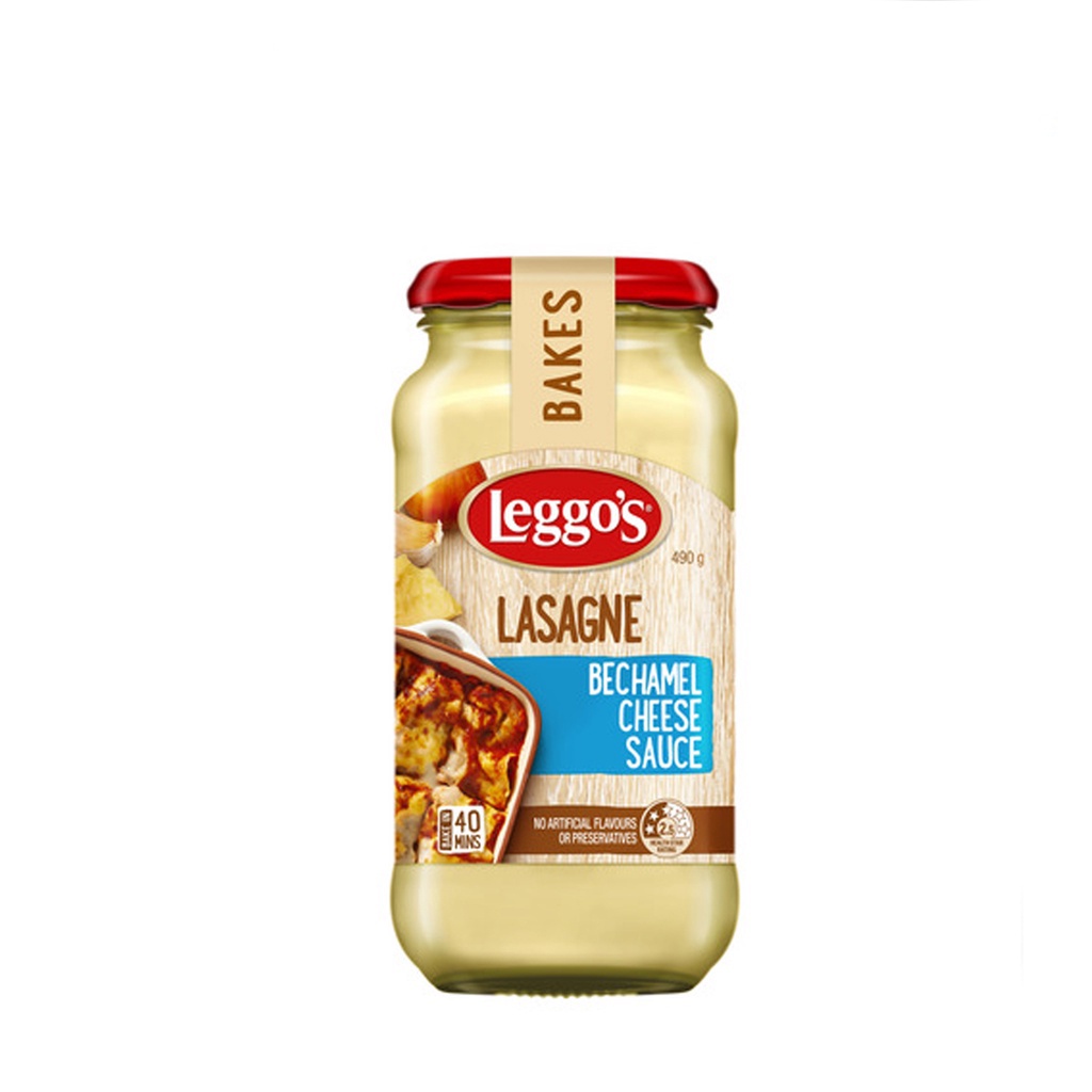 Leggo's Lasagna Bechamel Cheese Sauce 490gr | Leggos Lasagna Sauce