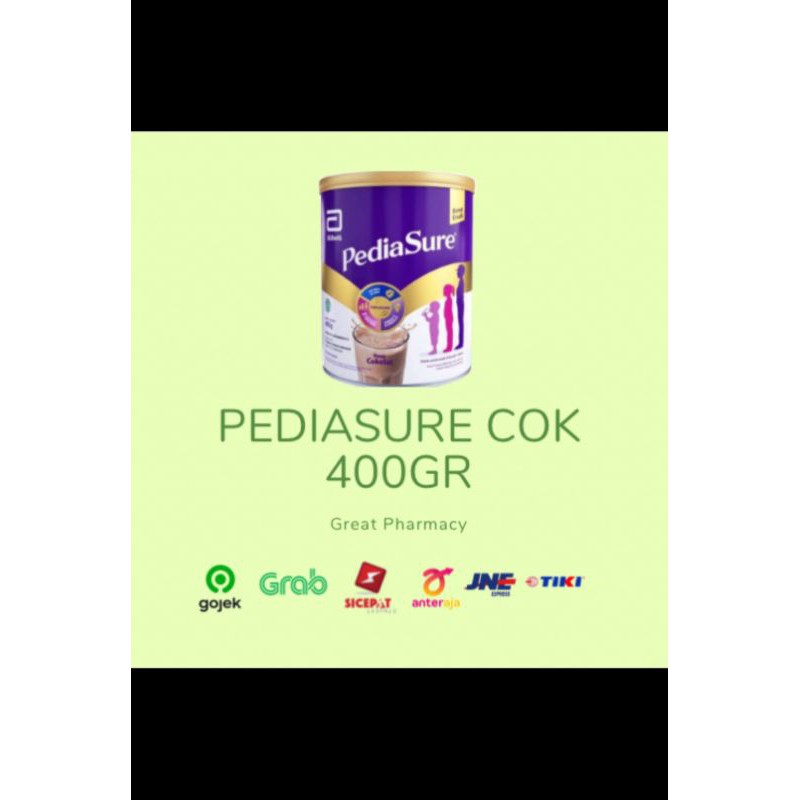 

susu pediasure 400gr Coklat