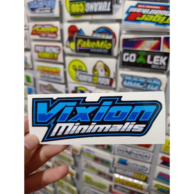 sticker printing VIXION MINIMALIS