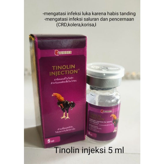 Winner-Tinolin injeksi 5 ml medion penyembuhan pasca bertanding tarung