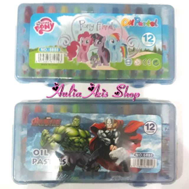 

Oil pastels 12 colours (no 6888)