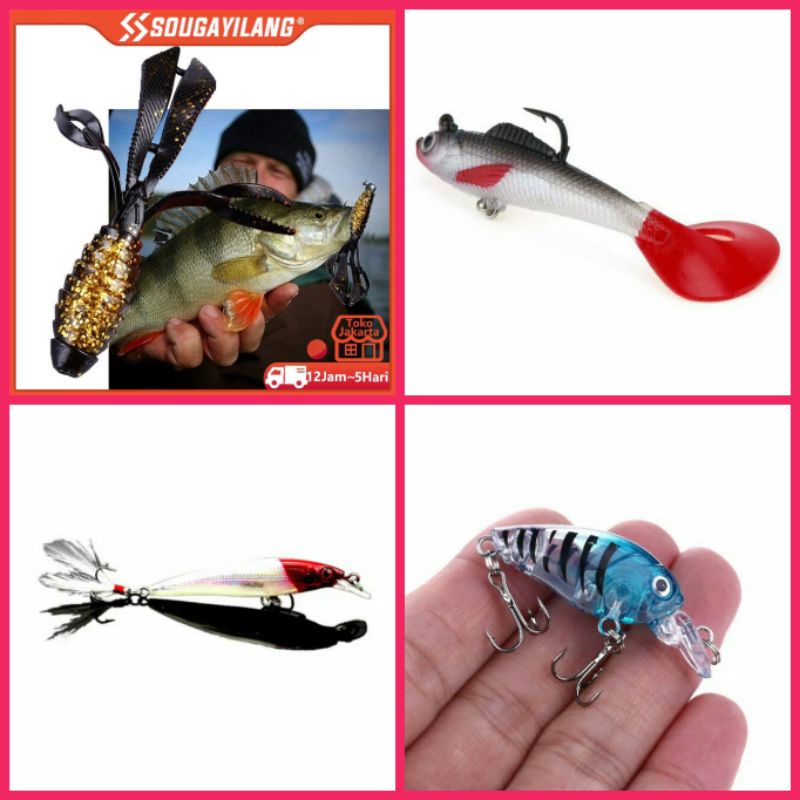 Umpan Pancing Lure umpan ikan Crank Bait Minnow