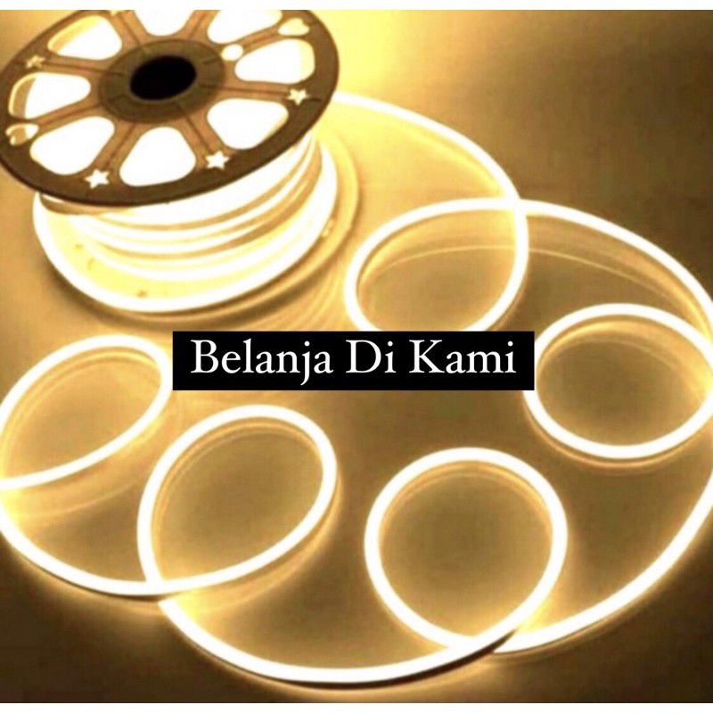 lampu roll/DRL 5 meter anti air Lampu LED Neon Flex LED Strip Flexible 5 Meter DC 12V