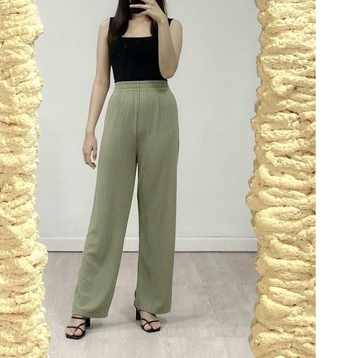 ☃ SOMI KNIT PANTS / KNIT PANTS / CELANA KNIT / KULOT KNIT HIGHWAIST ➦