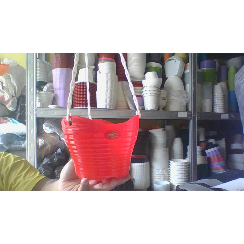 POT GANTUNG ALEXISH 20{118}MERAH