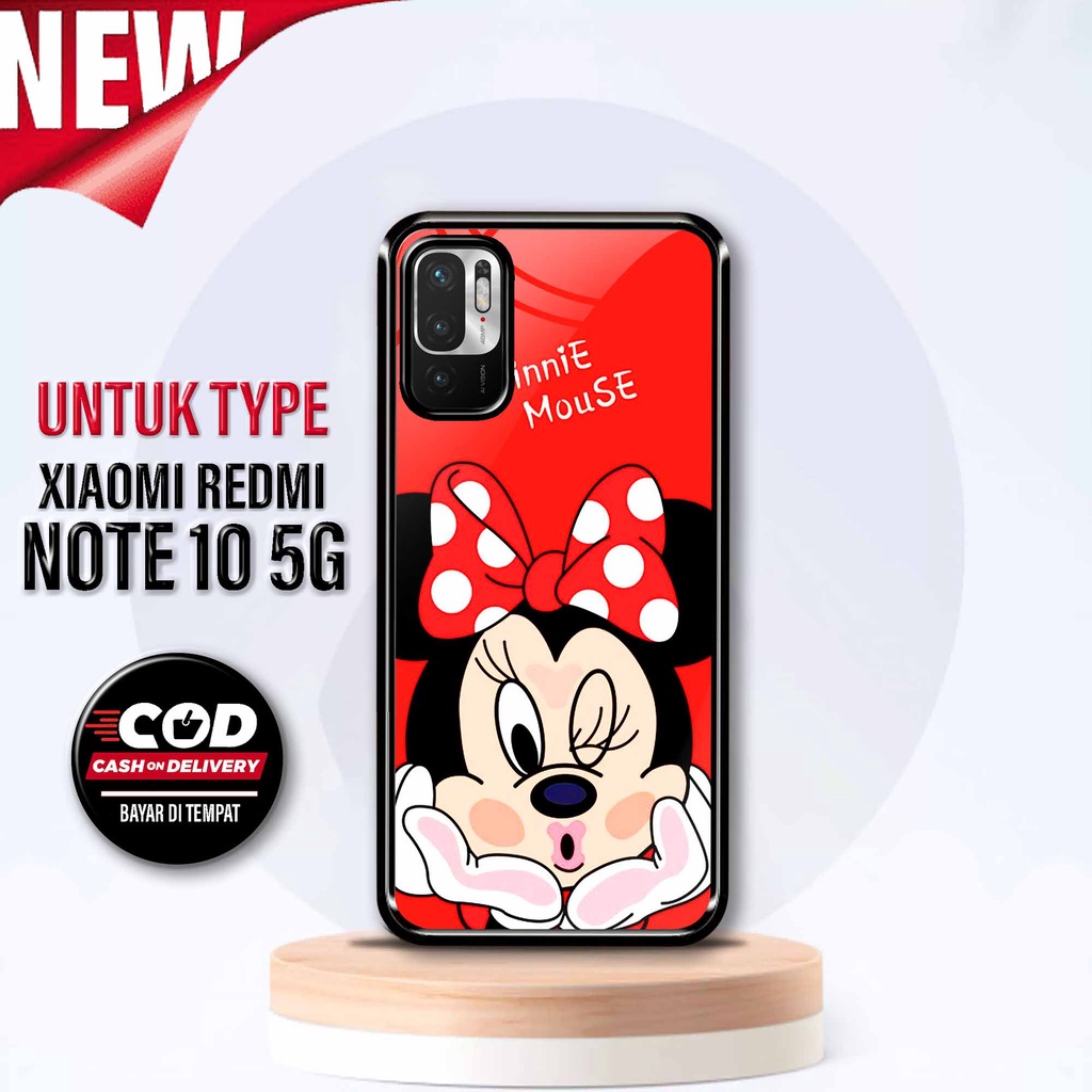 Case Redmi Note 10 5G - Hardcase Xiaomi Redmi Note 10 5G - Silikon Motif [ Kartun Cute ] - Cassing M