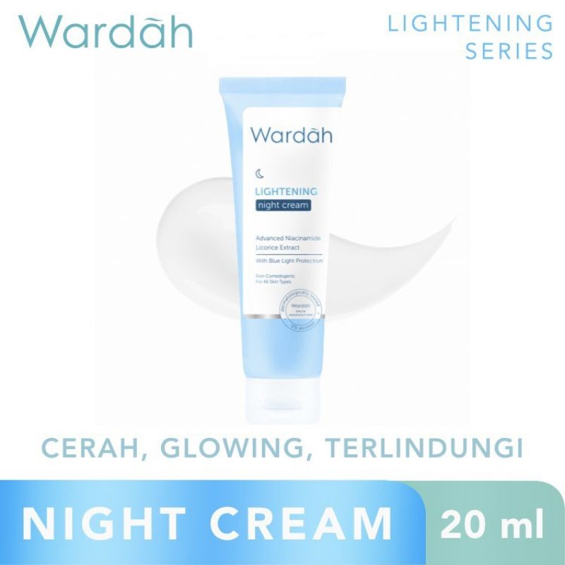 [EXP NOVEMBER 2023] [20ml] Wardah Lightening Night Cream Tube