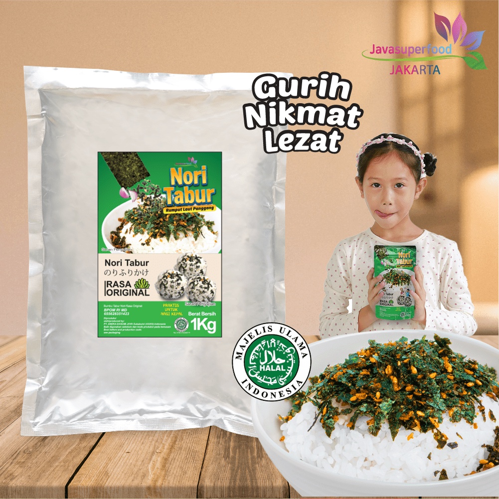 Nori Tabur Rumput Laut Panggang Original 1Kg