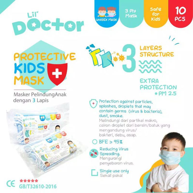 Jessen Lil Doctor Masker Dewasa/Anak