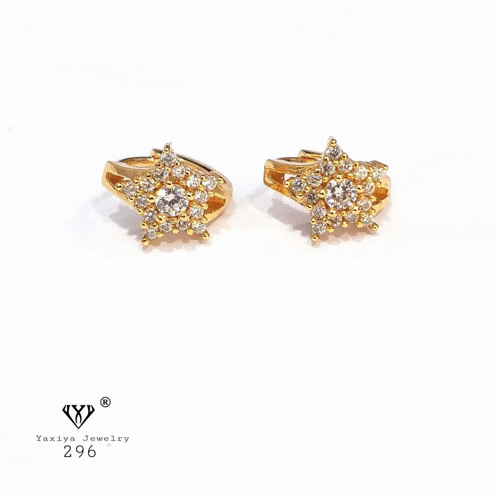 

Anting Permata Lapis emas Perhiasan imitasi Gold Yaxiya Jewelry 296
