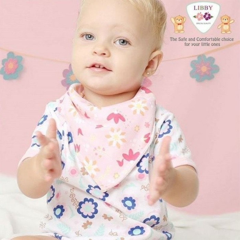 Libby Baby Scarf Bibs Slaber Celemek Bayi Set 2pcs Per Pack