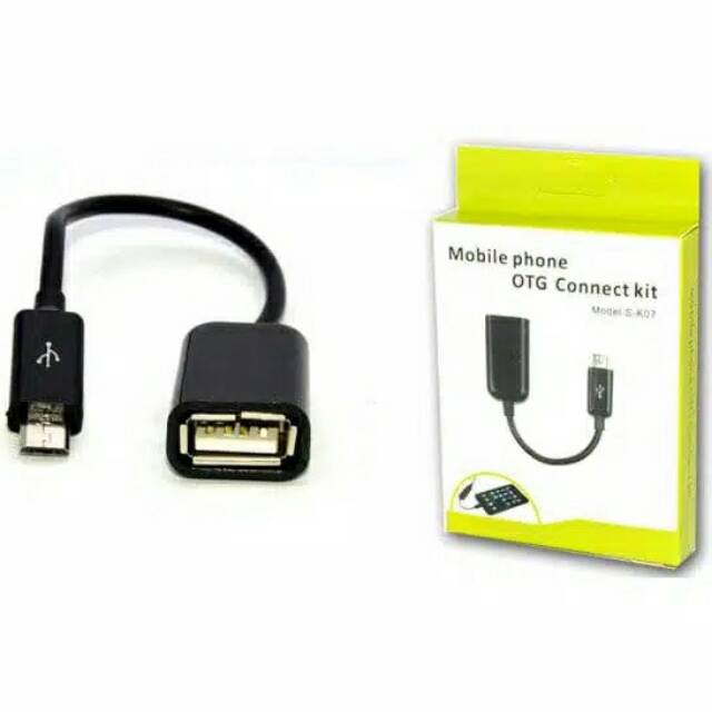 Kabel OTG V8 Kabel OTG Micro For Android + Packing murah