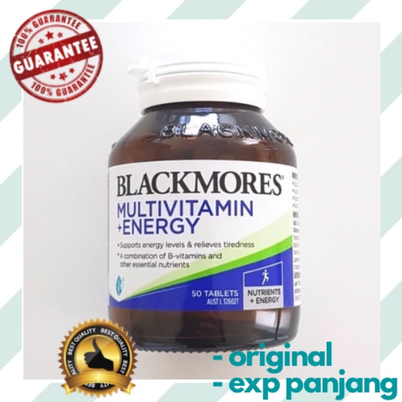 BLACKMORES MULTIVITAMIN + ENERGY 50 TABLETS