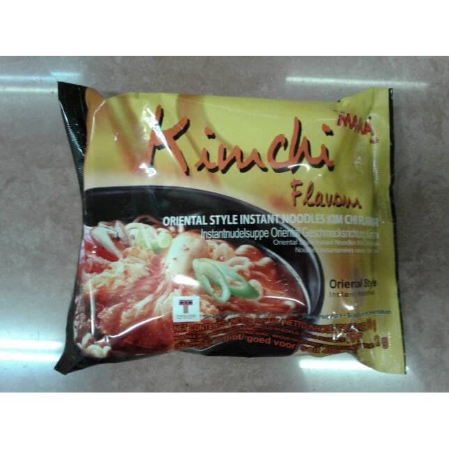 MAMA Kimchi Flavour Instant Noodles 90g Thailand  Mie Instan Kimci