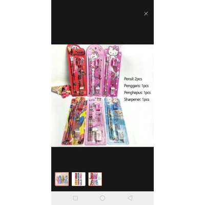 

STATIONERY ALAT TULIS KOMPLIT 5 IN 1 KARAKTER