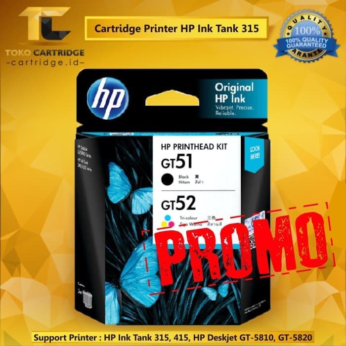 Cartridge Tinta Printer HP 315 415 M0H50A M0H51A Original Black Color