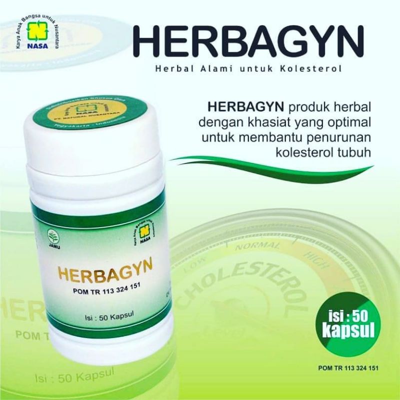 HERBAGYN / HERBAGYN NASA 100% ORIGINAL BPOM HALAL / HERBAGYN HERBAL / HERBAGYN SUPLEMEN KESEHATAN